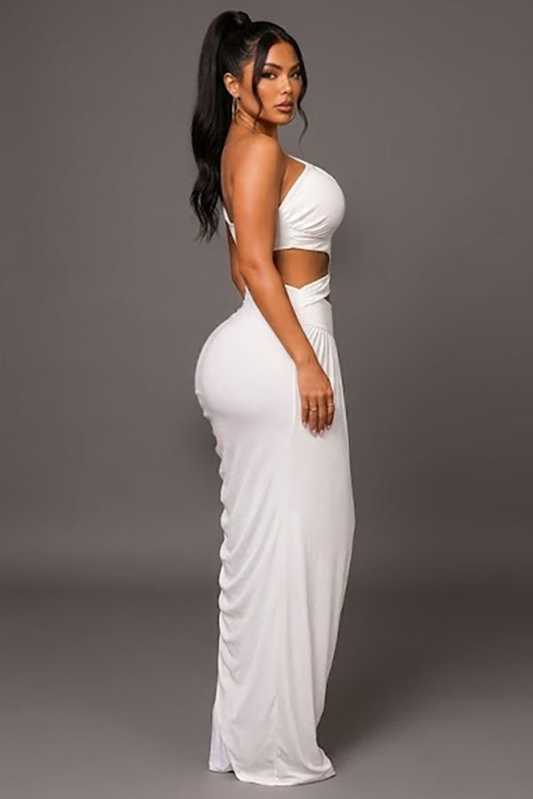 Larva resort maxi dress (White)