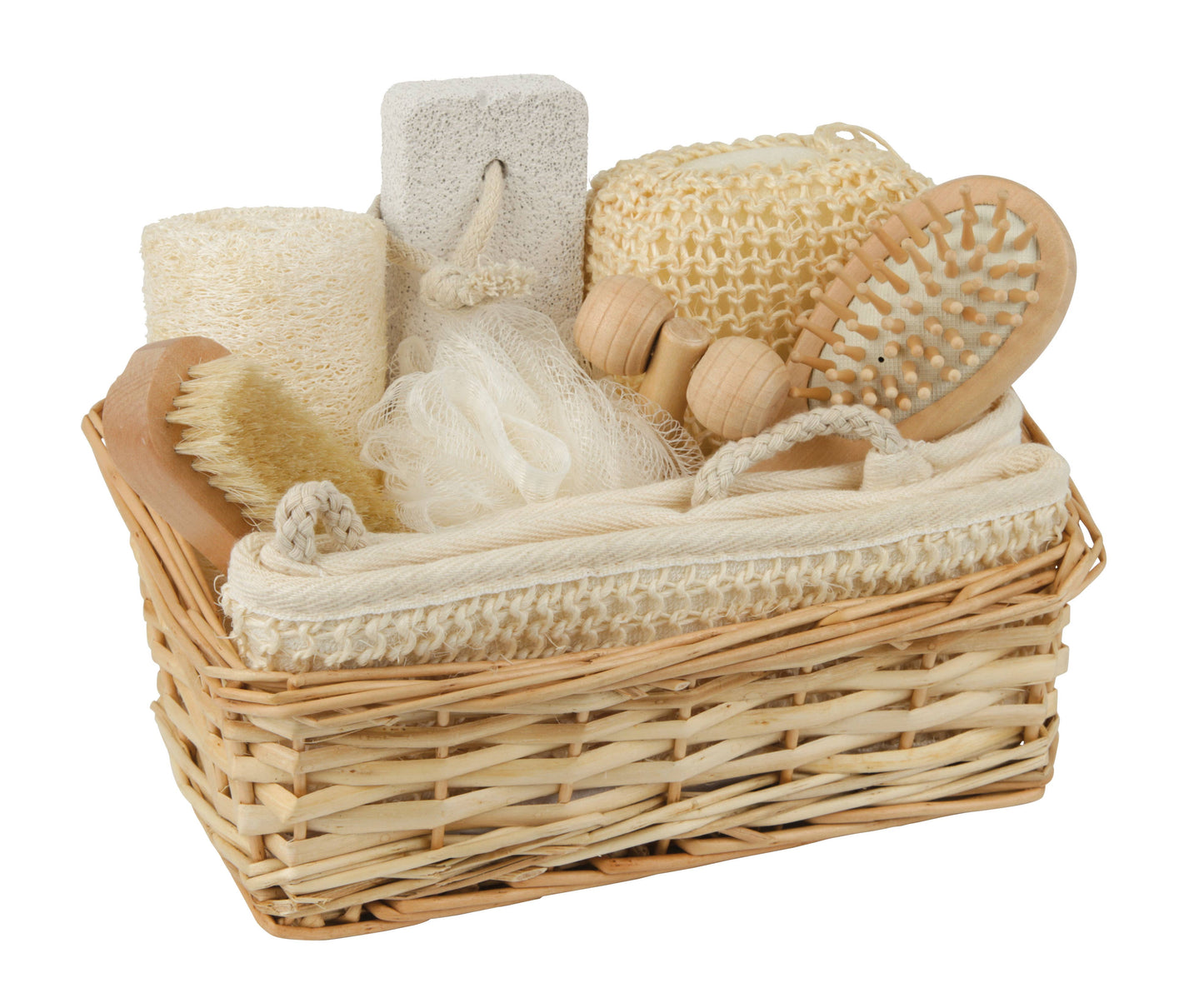 Croll & Denecke - Spa gift set in wicker basket, sustainable wellness gift