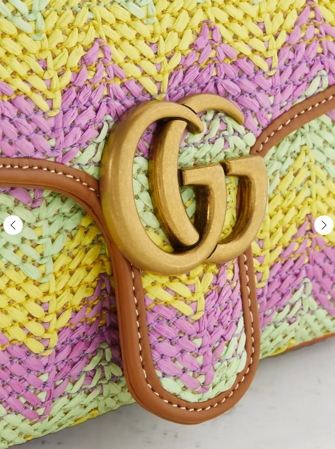 TAJ GG LEATHER TRIM Chic by Taj