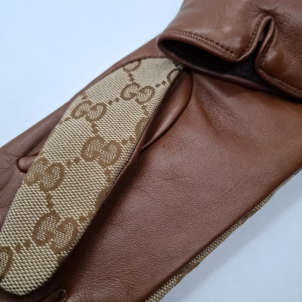 GG Leather gloves