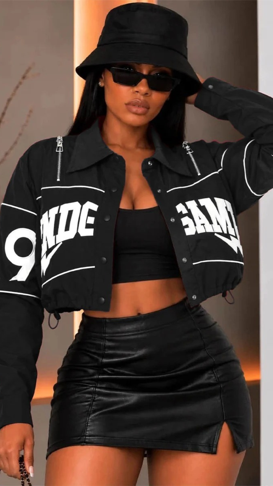 Embroidered Crop Jacket
