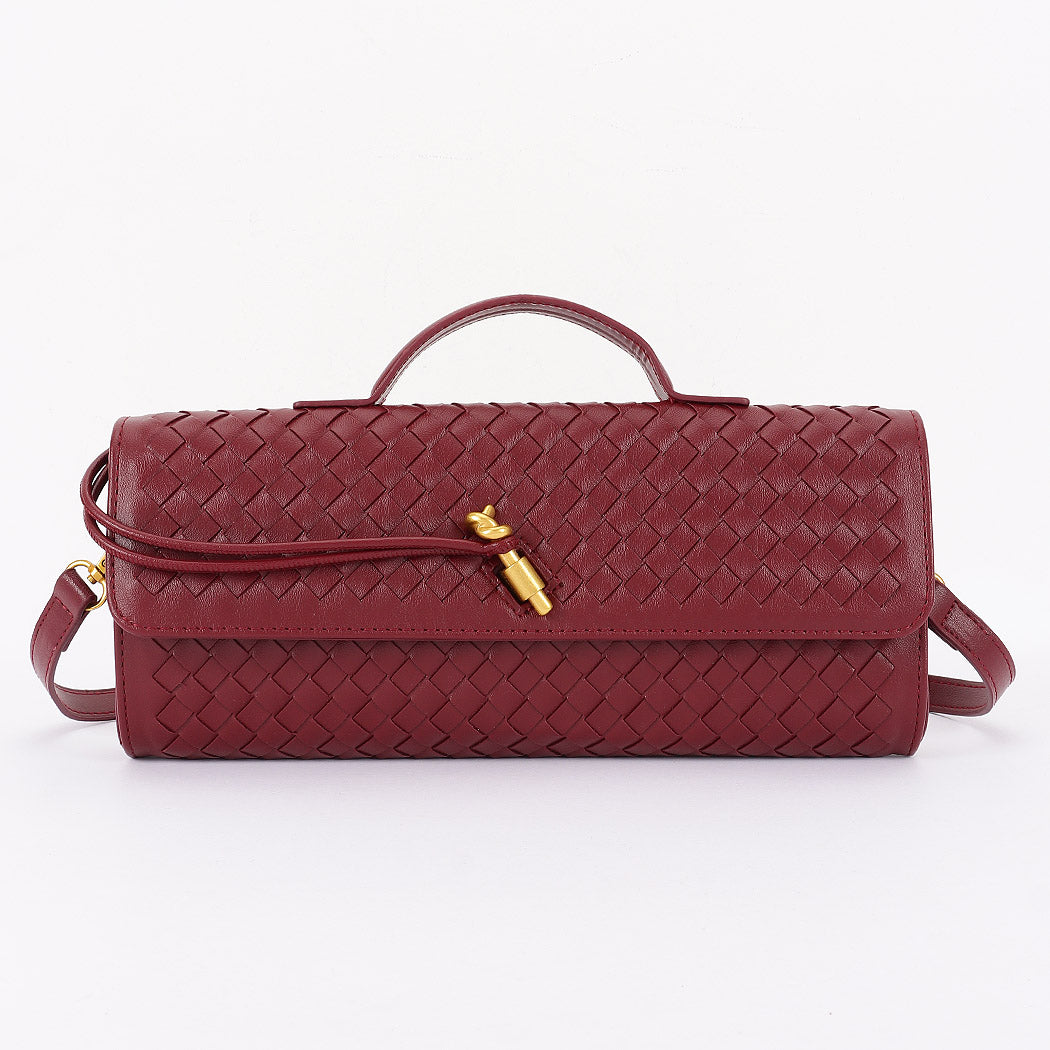 Woven Leather Handbag