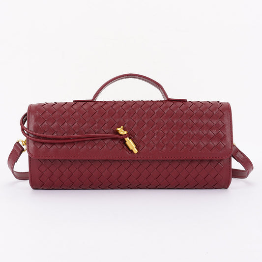 Woven Leather Handbag