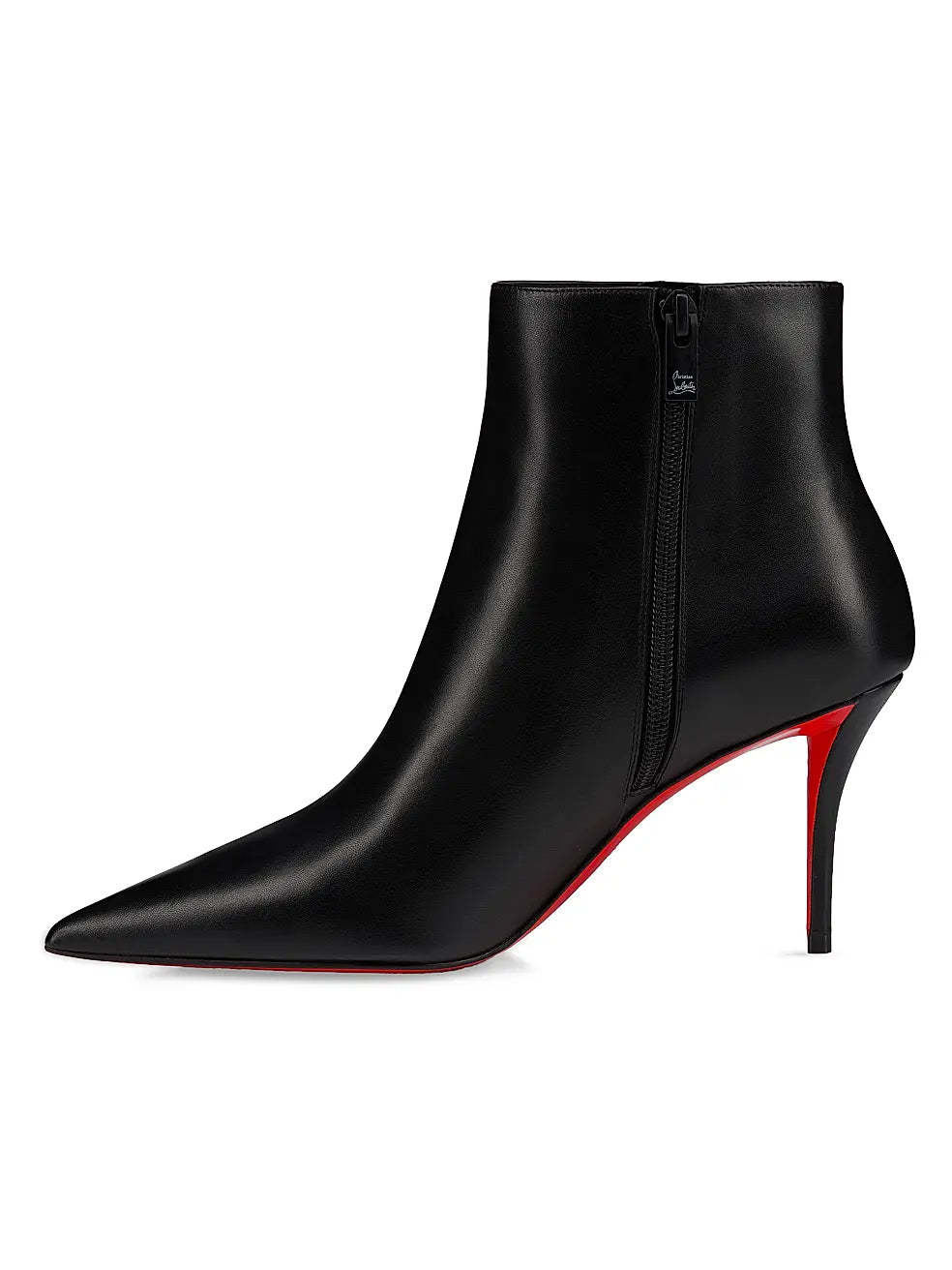 Miss Z  Leather Zipped Booties