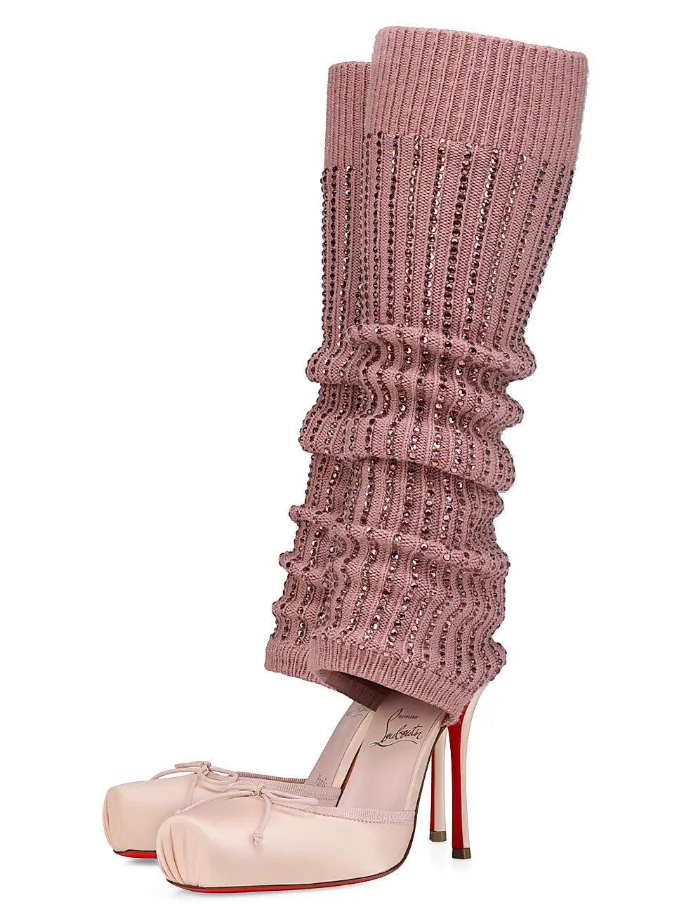 Satin and Mesh Pumps