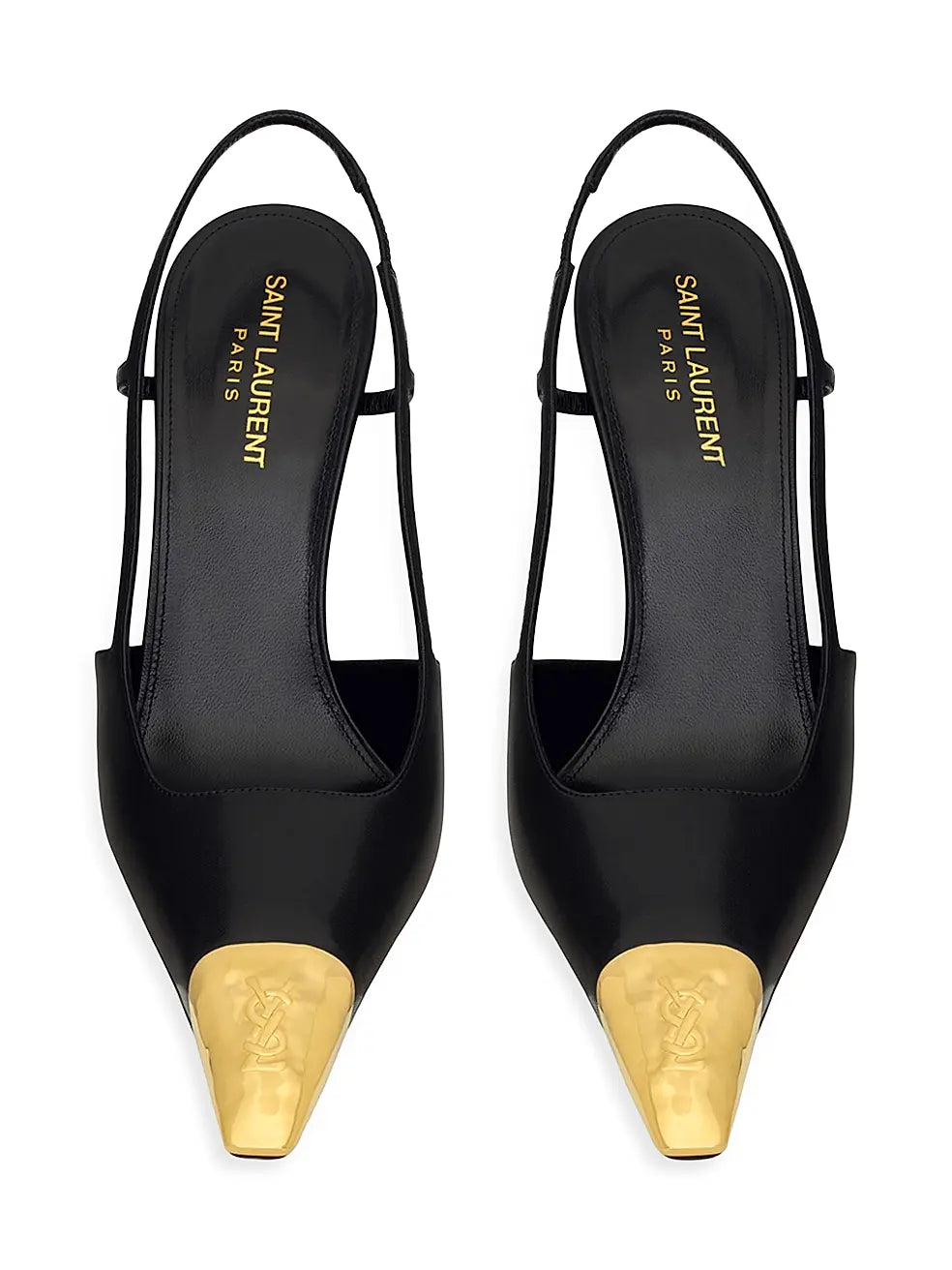 Jeanne Slingback Pumps in Smooth Leather