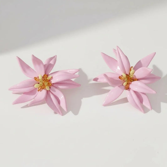 3D  Flower  Earrings