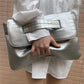 Crocodile Print Clutch with Wrist Strap - Chic by Taj