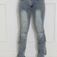 Double Waist Denim Jeans - Chic by Taj
