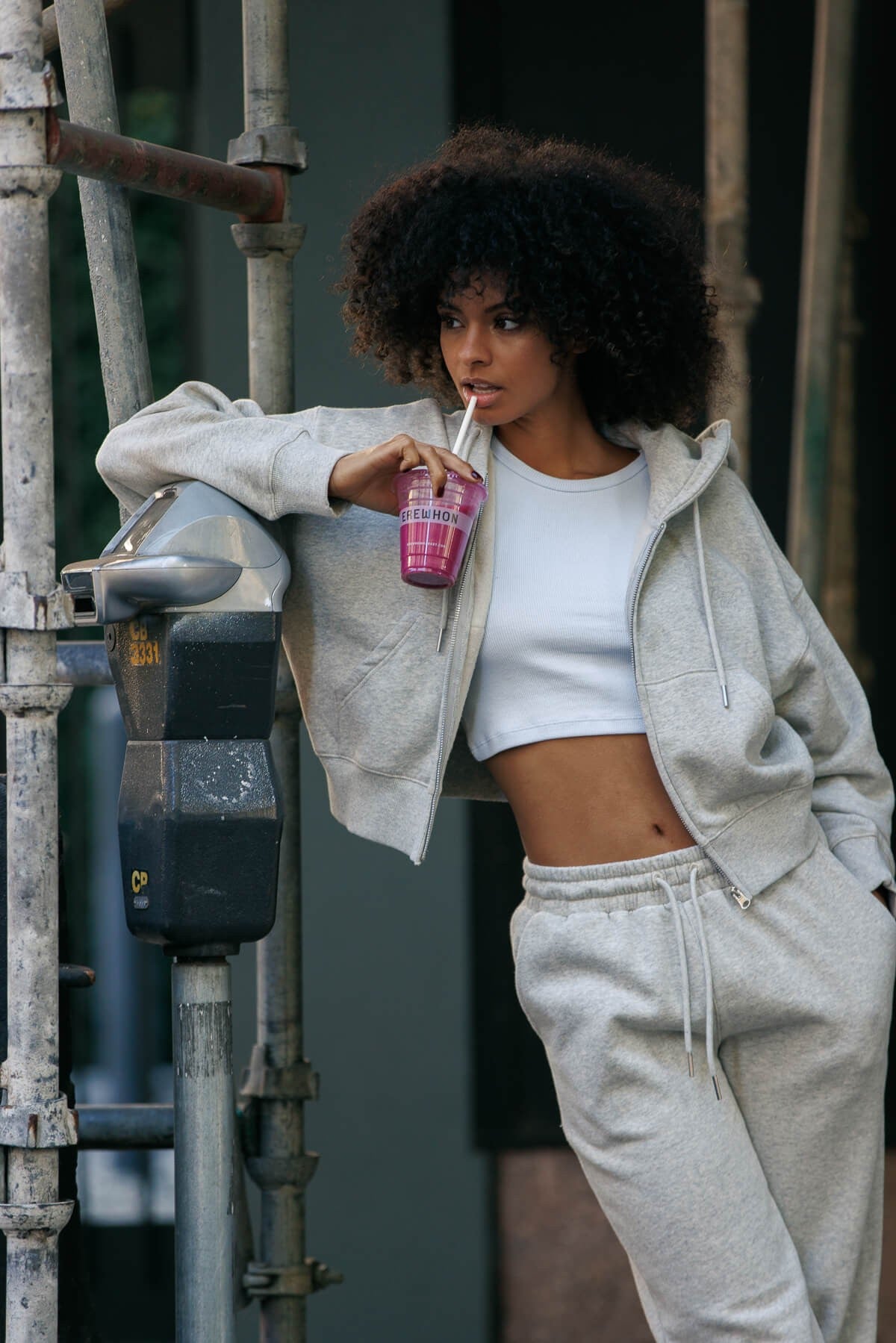 Zip Up & Sweatpants Set