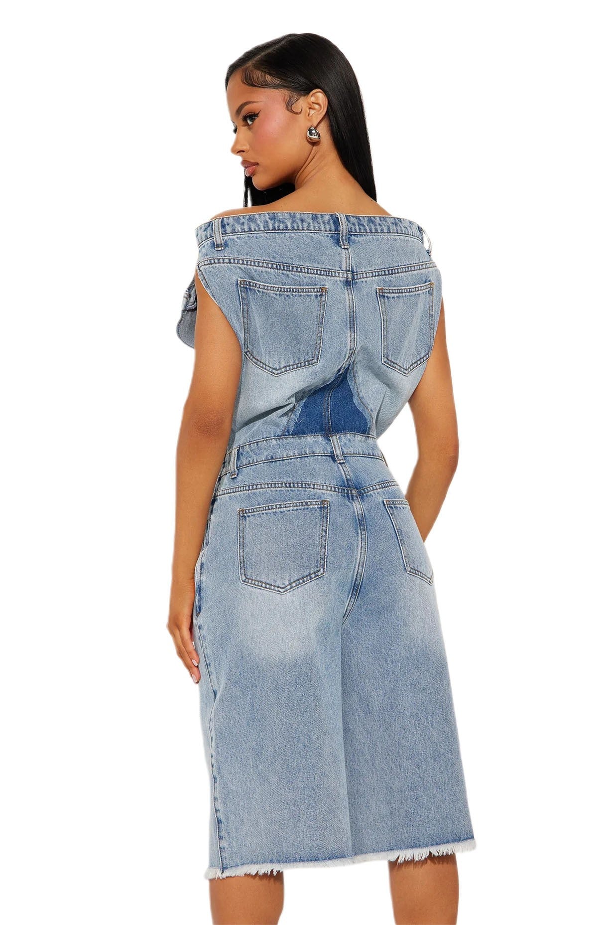 Denim Romper