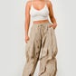 Dramatic Ruffle Drawstring Jogger Pants - Chic by Taj