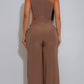 Palazzo Jumpsuit (Black/Silver) - Chic by Taj