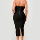 Roses Bandage Midi Dress - Chic by Taj