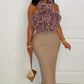 Roses Bandage Midi Dress - Chic by Taj