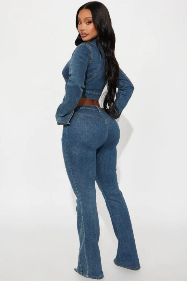 Vintage Denim Jacket Set
