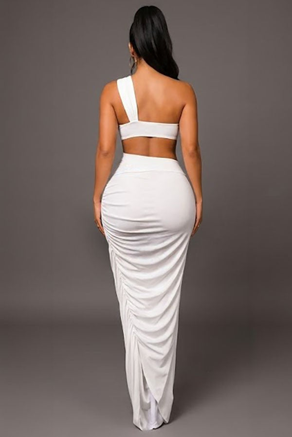 Larva resort maxi dress (White)