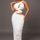 Larva Resort Maxi Dress (White) - Chic by Taj