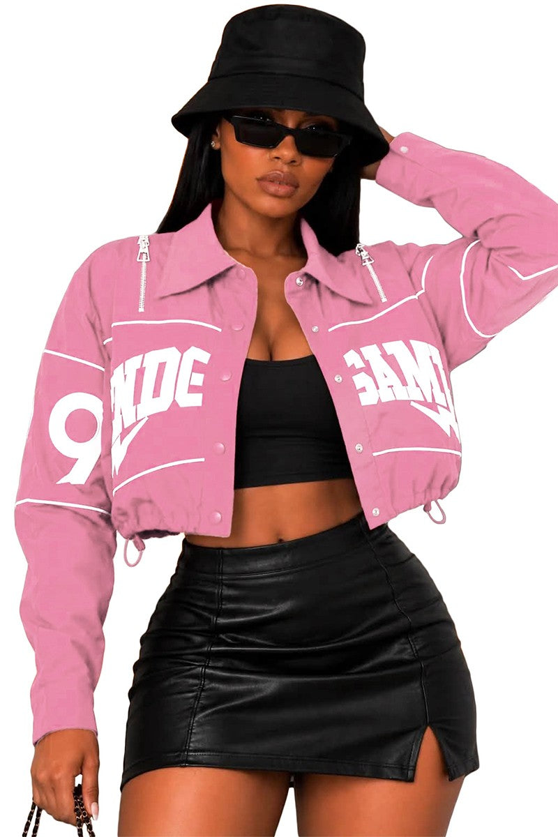 Embroidered Crop Jacket