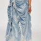 Distressed Skirt Jeans - Chic by Taj