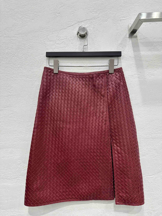 Bott Leather Skirt