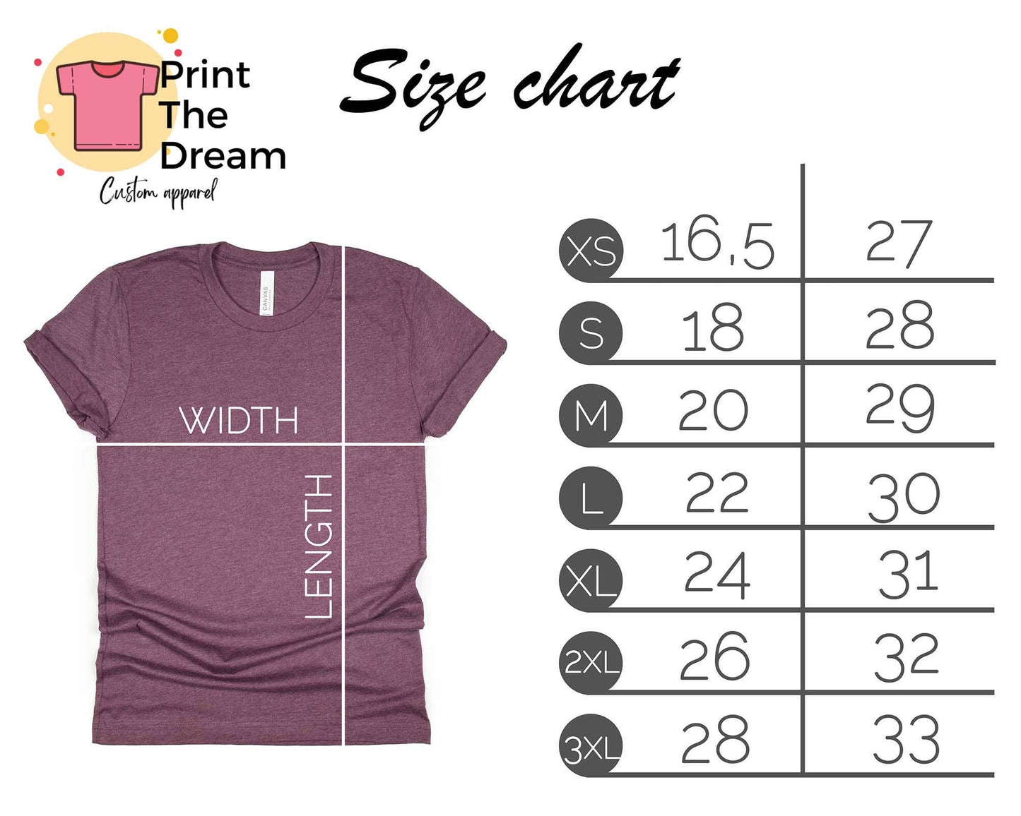 Print The Dream - Blank Shirts, Bella Canvas 3001 T-shirt, Unisex Soft Shirts