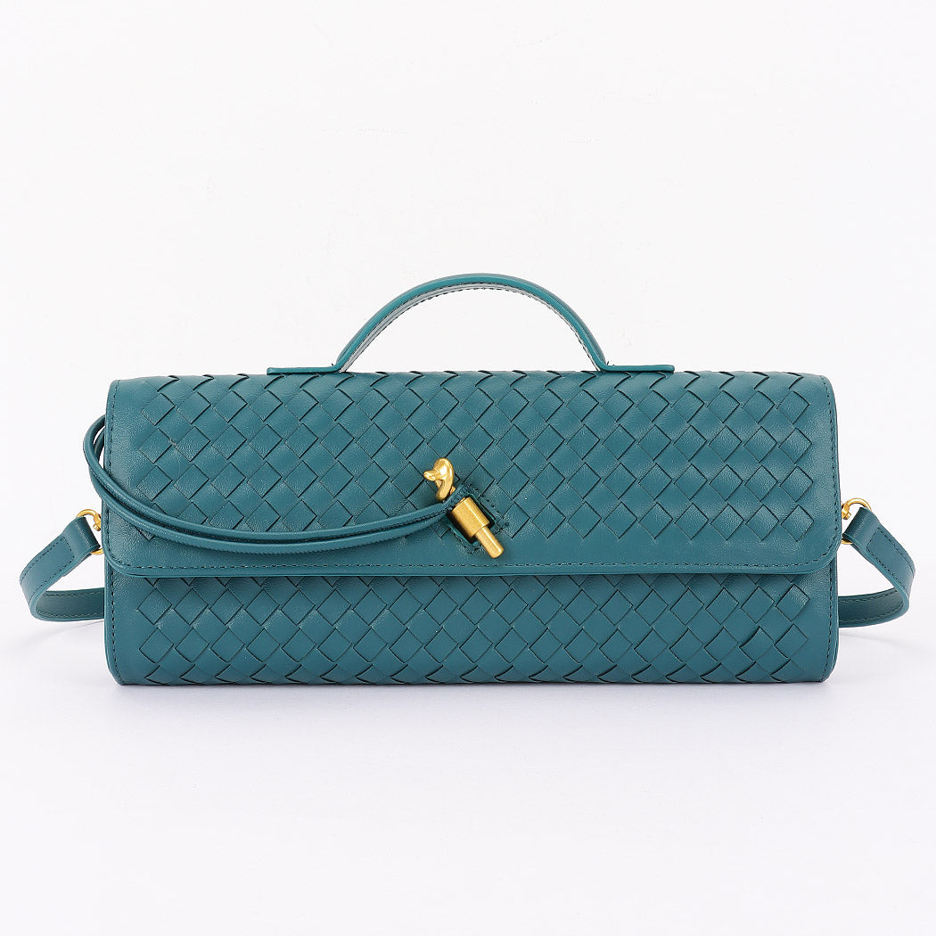 Woven Leather Handbag