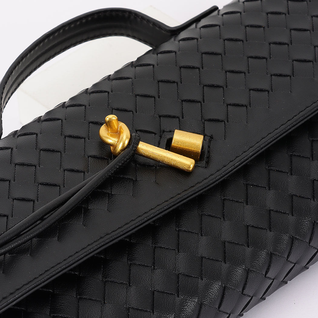 Woven Leather Handbag