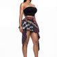 Plaid Ruffled Mini Skirt - Chic by Taj