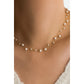 18K Gold Plated Pearl Necklace - Chic by Taj
