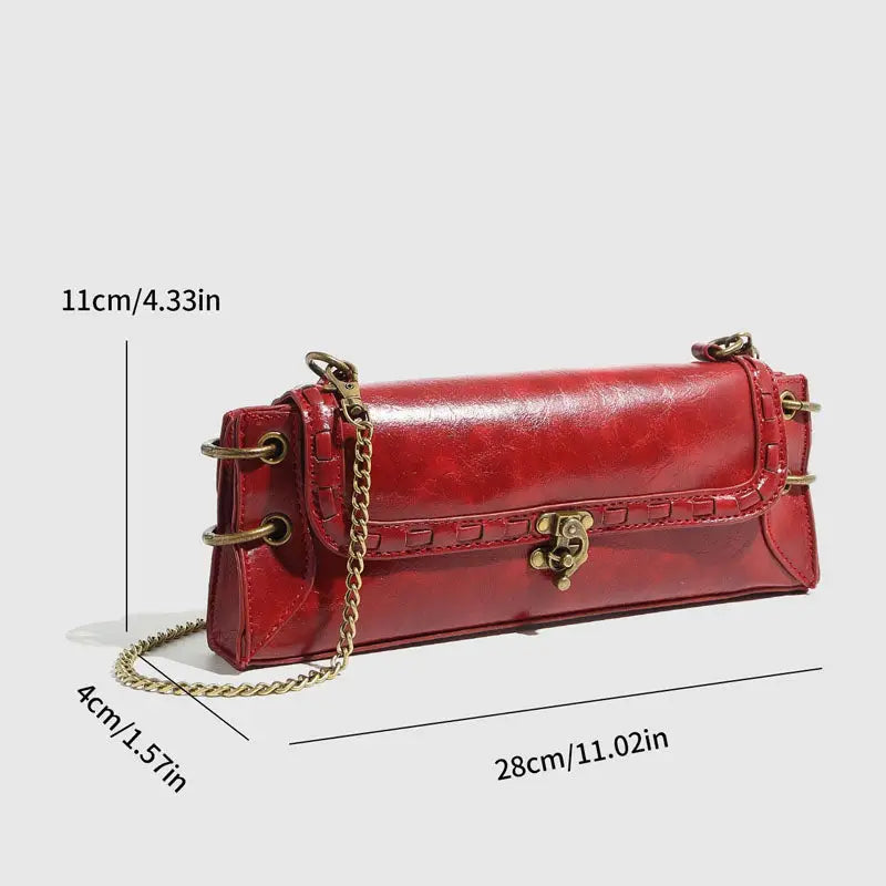 Vintage Square Shoulder Bag