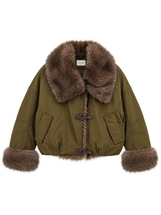 Fur-Collar Jacket