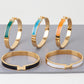 Bright H Cuff Bracelet - Chic by Taj