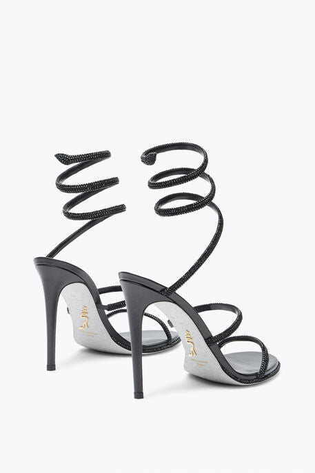 CLEO RED SANDAL WITH CRYSTAL