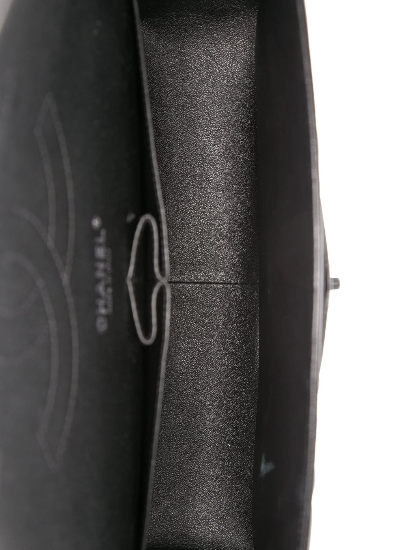 Black Double Flap Bag