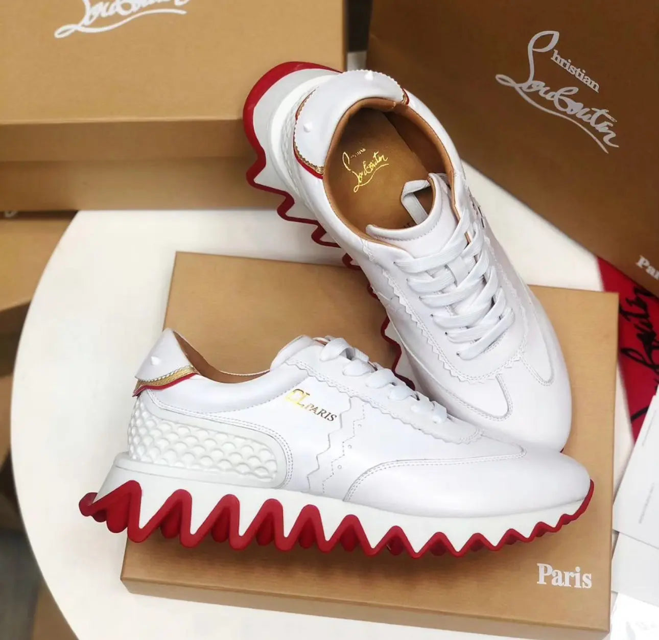 TAJ LEATHER MEN SNEAKERS - Chic by Taj