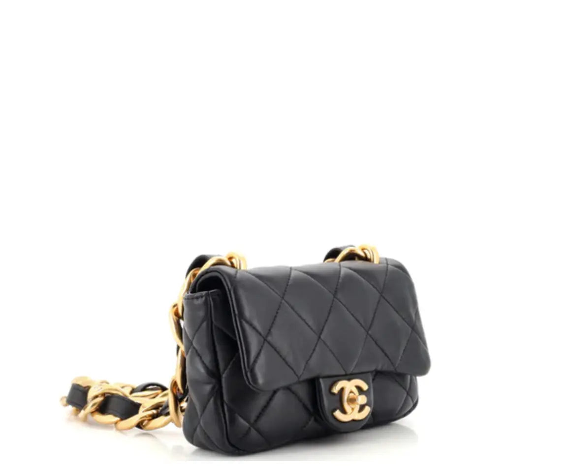 Taj Flap Bag Quilted Lambskin Mini - Chic by Taj