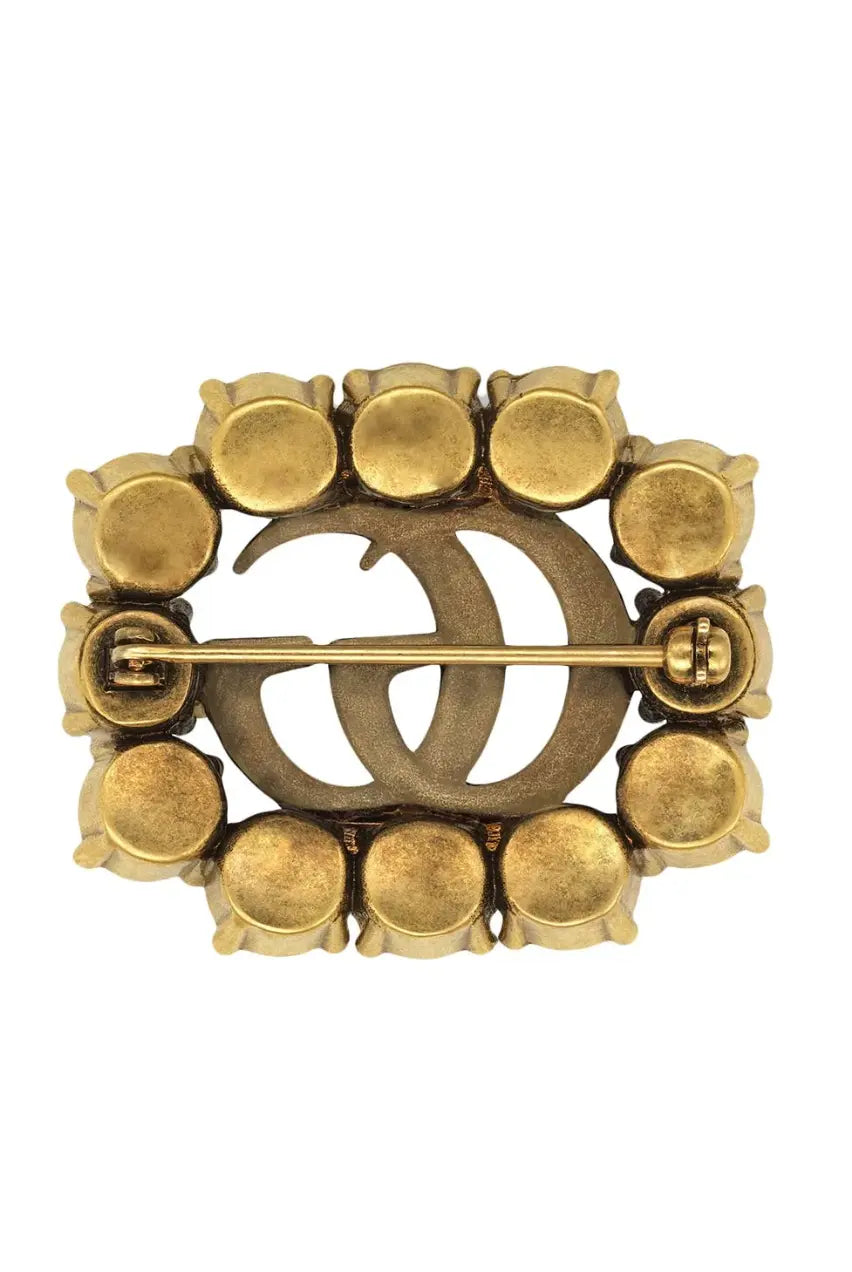TAJ DOUBLE G BROOCH - Chic by Taj