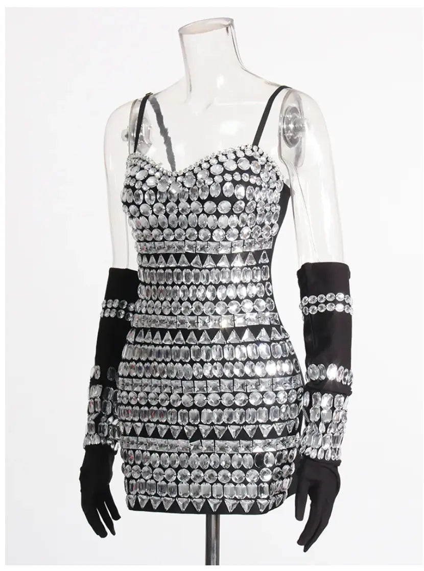 Taj Bling Mini  Dress - Chic by Taj