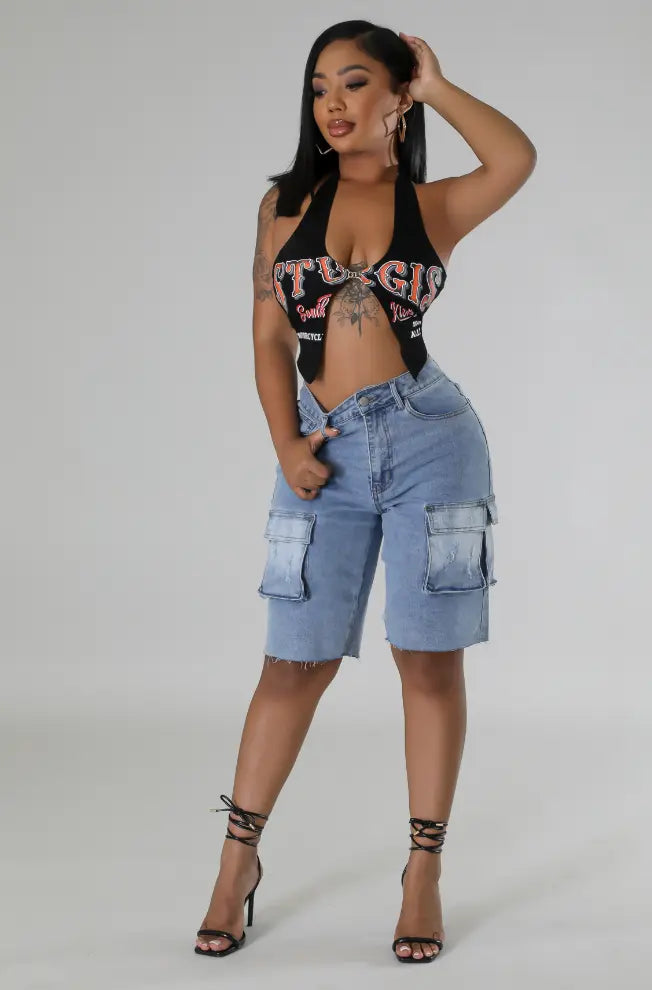 Runway Style Bermuda Shorts - Chic by Taj