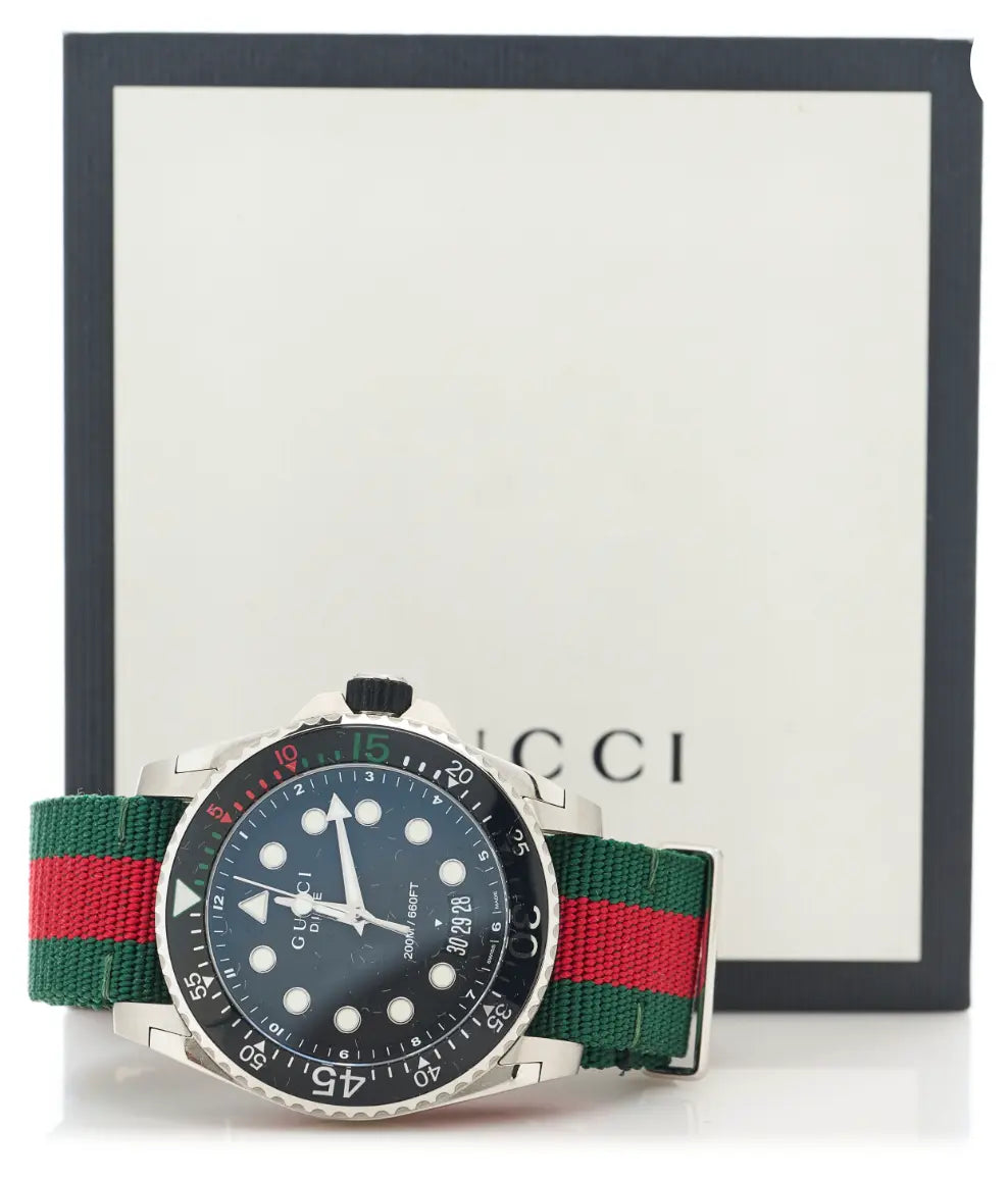 Taj  Nylon 45mm Dive Quartz Watch - Chic by Taj