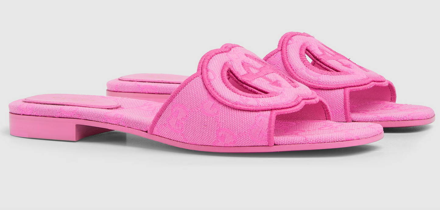 TAJ GG PINK SANDALS