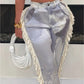 Wiz fringe pants Chic by Taj