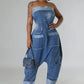 In The Mix Jumpsuit Half Chic by Taj