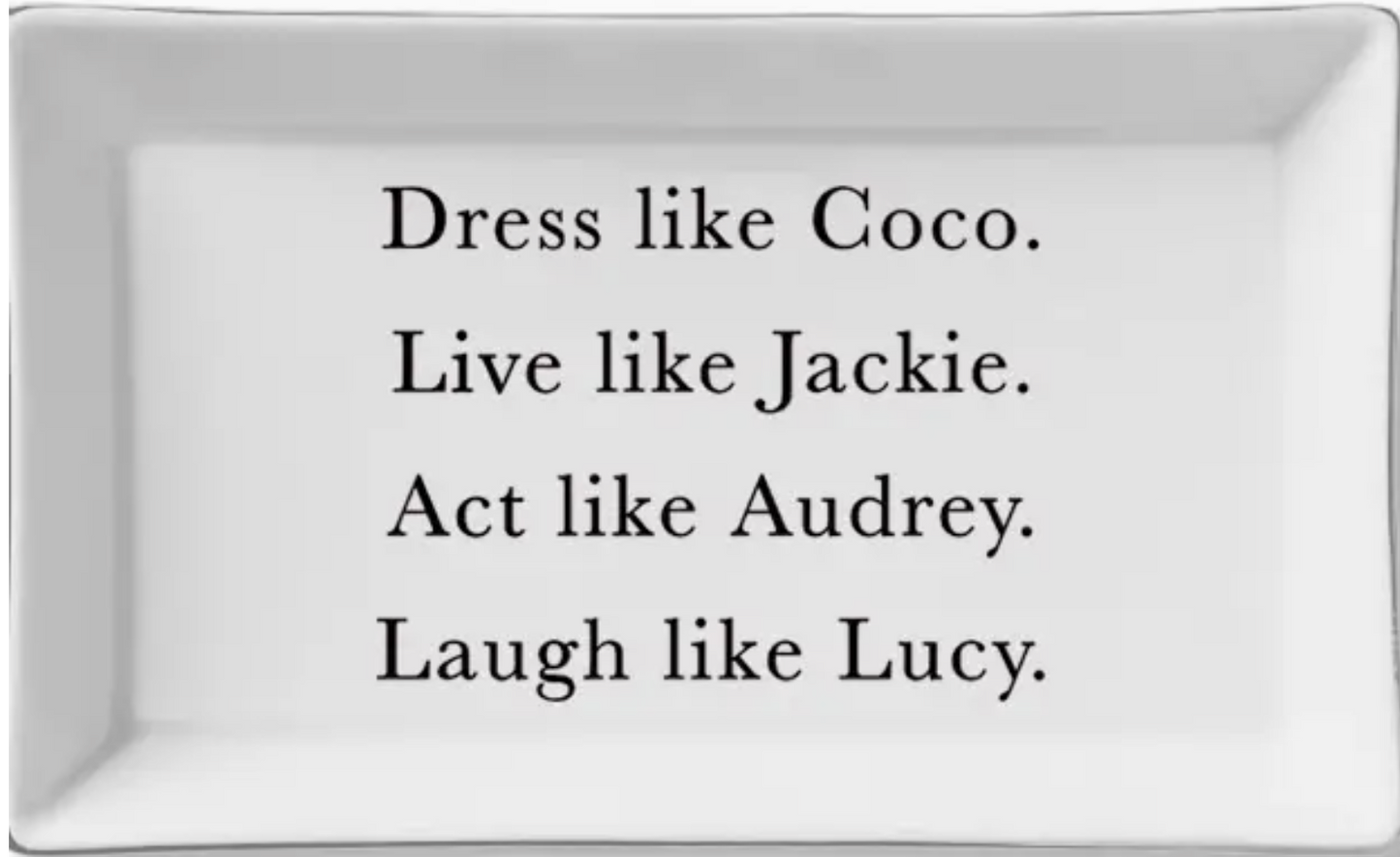 Ceramic Tray- Chic by Taj