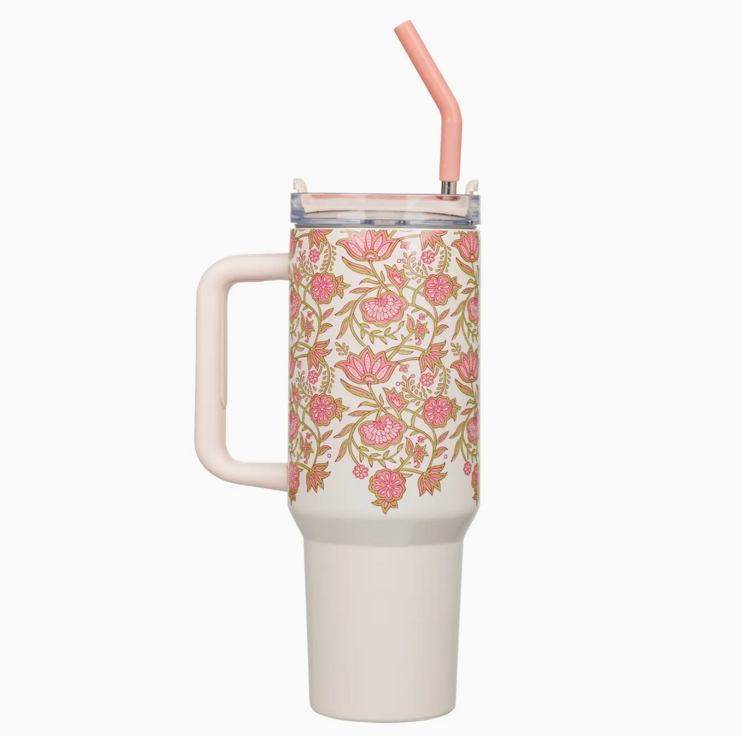 umbler W/Straw Ss Pink Be Still Ps. 46:10 Chic by Taj