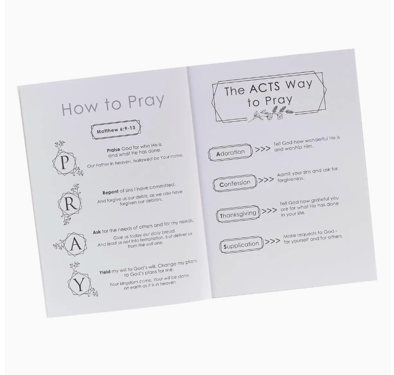 Journal Prompted Floral My Prayer Journal Chic by Taj