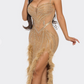 Rhinestone Maxi Dress - Chic by Taj