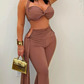 Bold And Backless Two Piece Set - Chic by Taj