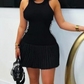 Sporty Pleated Skirt Dress - Chic by Taj